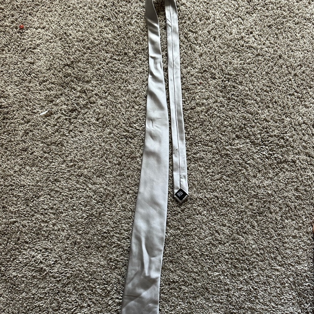 Elegant Silver Tie